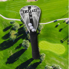 Faith Drives Far Golf Headcover