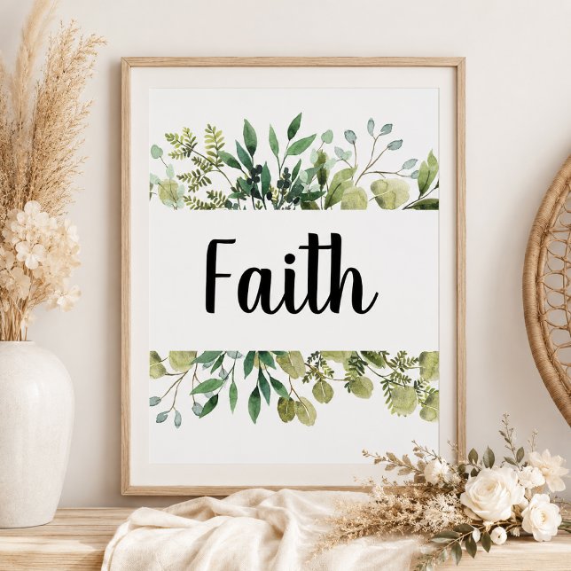 Faith Eucalyptus Poster (Von Creator hochgeladen)