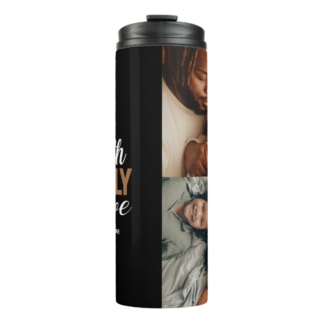 Faith Family Liebe Personalisiert Thermal Tumbler Thermosbecher (Vorderseite)