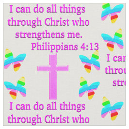 FAITH FILTED PHILIPPIANS 4:13 DESIGN STOFF
