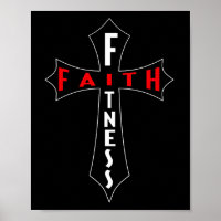 Faith Fitness Cross Christlich Workout Modernes Gy