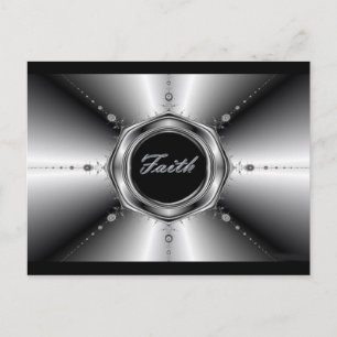 Faith Fraktal Inmate Postcard Postkarte