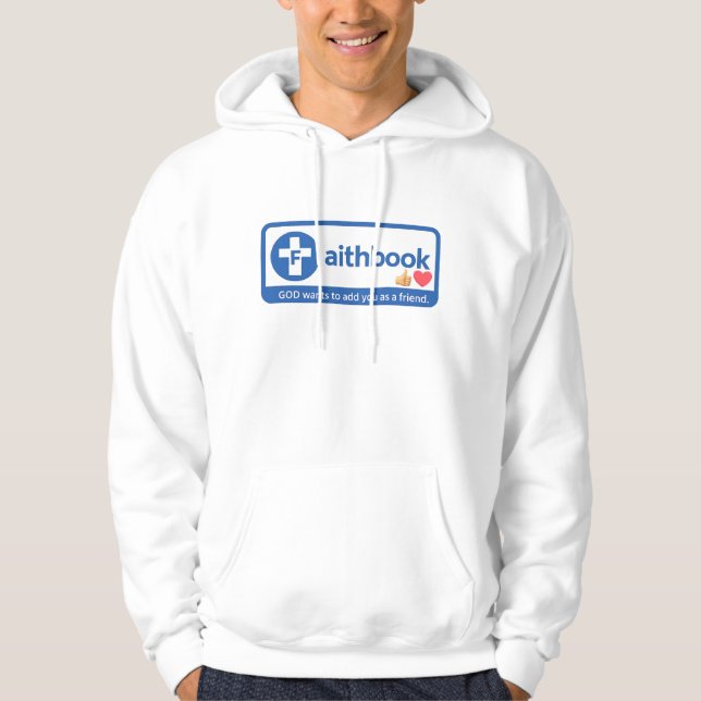Faith - Friend - Christian Hoodie (Vorderseite)