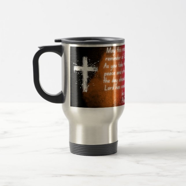 Faith & Fuel Travel Mug Reisebecher (Links)