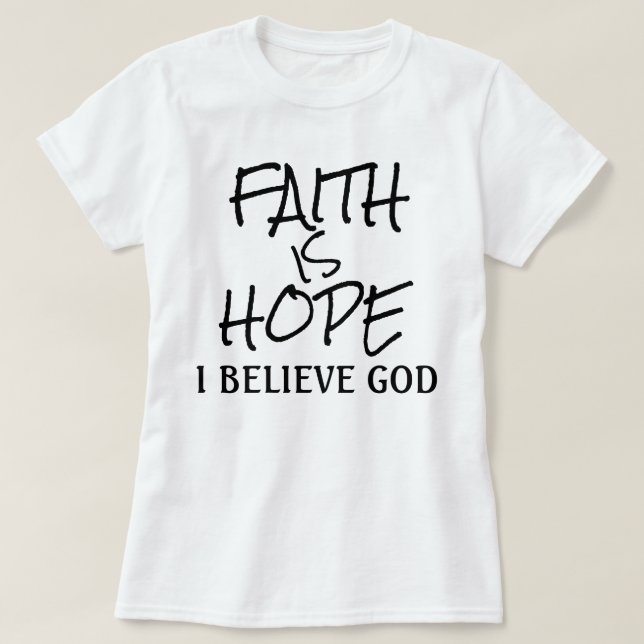 Faith Gifts Collection T - Shirt (Design vorne)