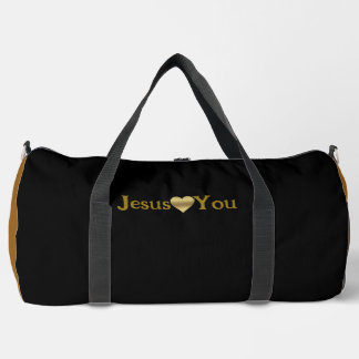 Faith Gifts Kollektion:Jesus liebt dich groß Duffle Bag