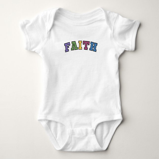 Faith Good Freitag Ostern Baby Strampler (Vorderseite)