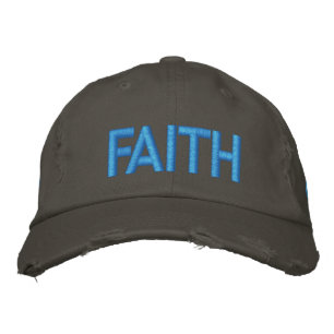 FAITH Gott Inspirierend Worte Bestickte Baseballkappe