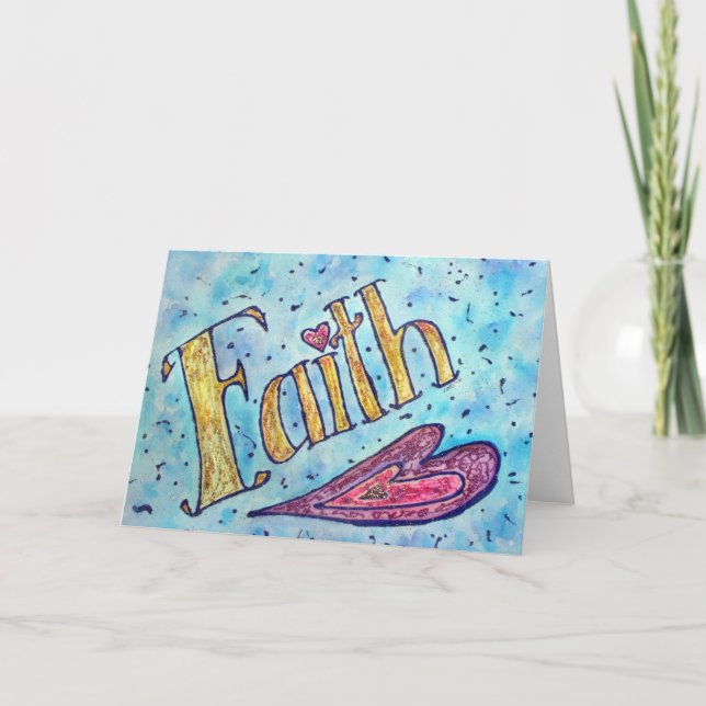 Faith Greeting Card Karte (Vorderseite)