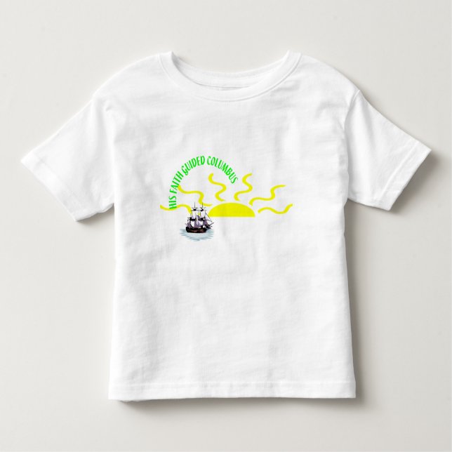 Faith Guided Columbus - Kleinkind T-shirt (Vorderseite)
