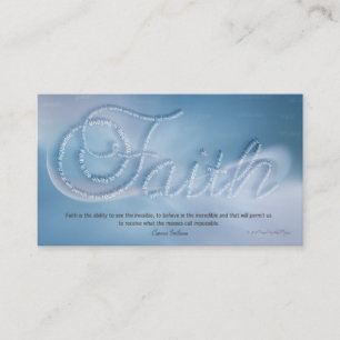 Faith-Handout-Karte Visitenkarte