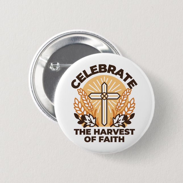 Faith Harvest Celebration - Inspiration Art Button (Vorne & Hinten)