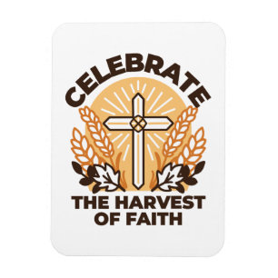 Faith Harvest Celebration - Inspiration Art Magnet