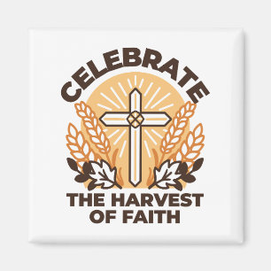 Faith Harvest Celebration - Inspiration Art Magnet