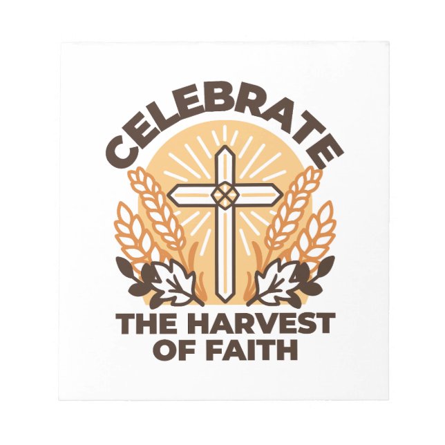 Faith Harvest Celebration - Inspiration Art Notizblock (Vorderseite)