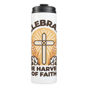 Faith Harvest Celebration - Inspirational Christie Thermosbecher