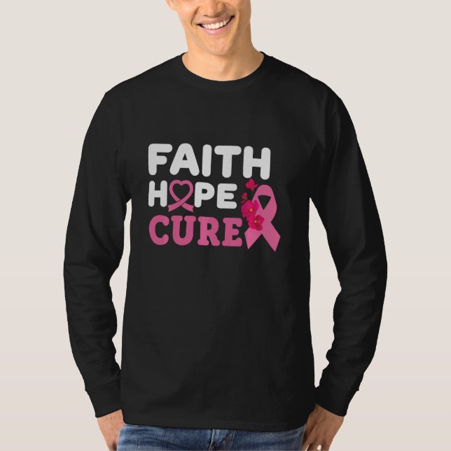 Faith Hope Cure T-Shirt (Vorderseite)