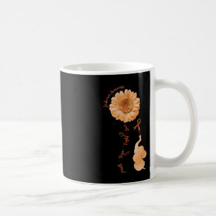 Faith Hope Fight Liebe Elephant Sunflower Leukemia Kaffeetasse