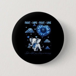 Faith Hope Fight Liebe Elephant Typ 1 Diabetes Awa Button