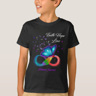 Faith Hope Liebe Alzheimerheimer Bewusstsein T-Shirt