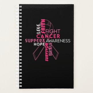 Faith Hope Liebe Brustkrebs Bewusstsein Planer