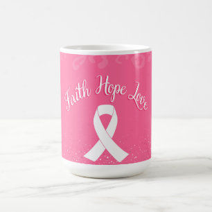 Faith Hope Liebe Cancour Survivor Kaffeetasse