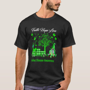 Faith Hope Liebe Celiac Disease Awareness T-Shirt
