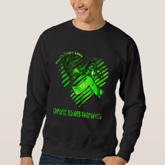 Faith Hope Liebe Chronische Krankheit Bewusstsein Sweatshirt
