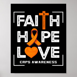 Faith Hope Liebe Crps Awareness Poster