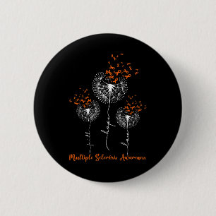 Faith Hope Liebe Dandelion Multiple Sklerosis Awar Button