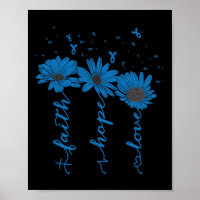 Faith Hope Liebe Diabetes Awareness Montag Blue Ri