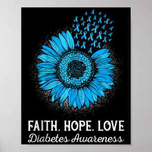 Faith Hope Liebe Diabetes Awareness Tank Top_2 Poster