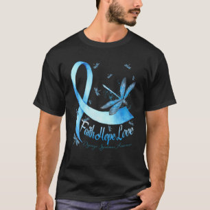 Faith Hope Liebe Digeorge Syndrome Awareness Drago T-Shirt
