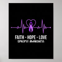 Faith Hope Liebe Epilepsy Awareness Costume Warrio