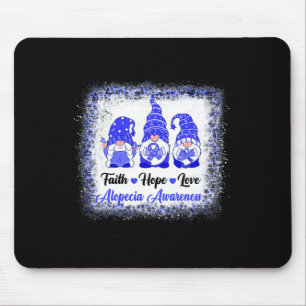 Faith Hope Liebe Gnomes Alopecia Sensibilisierungs Mousepad