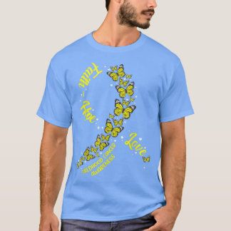 Faith Hope Liebe Gold Butterfells Ribbon Kindheit T-Shirt