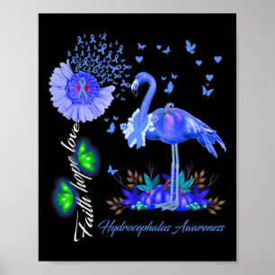 Faith Hope Liebe Hydrocephalus Bewusstsein Poster