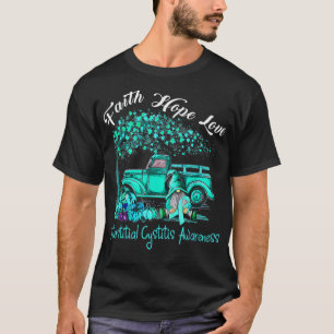 Faith Hope Liebe Interstitial Cystitis Awareness T-Shirt