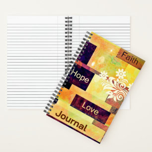 Faith hope Liebe Journal Notizbuch