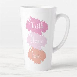 Faith Hope Liebe Kaffee Tasse