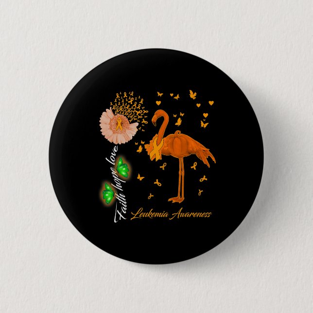 Faith Hope Liebe Leukämie Bewusstsein Button (Vorderseite)
