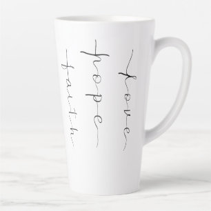 Faith Hope Liebe Milchtasse