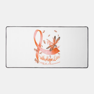 Faith Hope Liebe MS Awareness Dragonfly Schreibtischunterlage