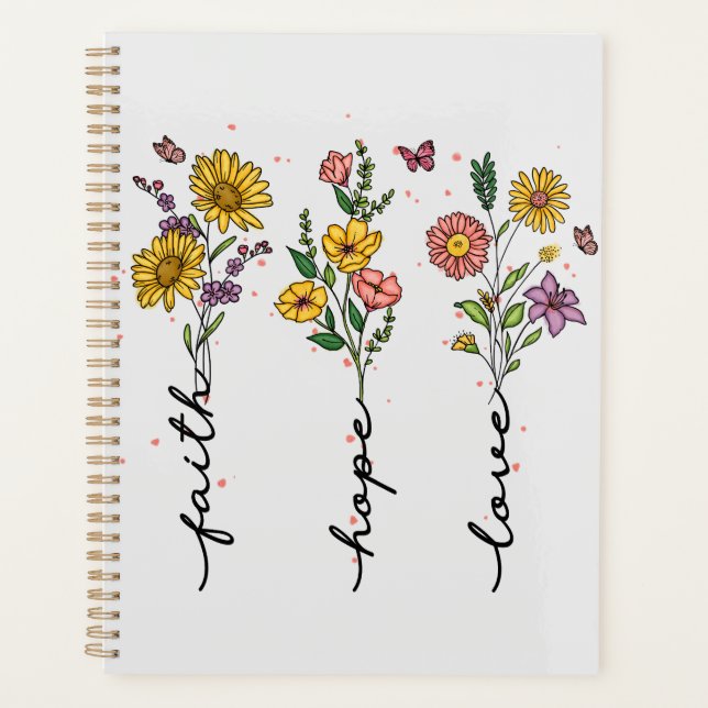 Faith-Hope-Liebe Planer (Vorderseite)