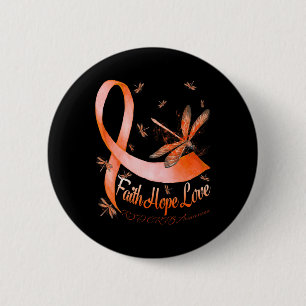 Faith Hope Liebe Rsd Crps Awareness Dragonfly Button