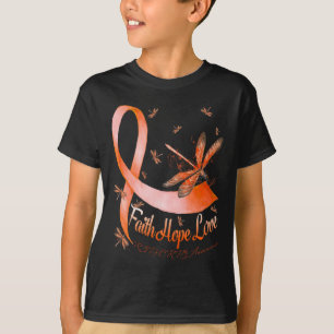 Faith Hope Liebe Rsd Crps Awareness Dragonfly T-Shirt