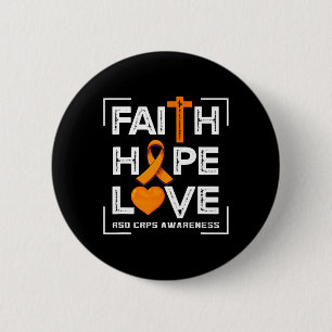 Faith Hope Liebe Rsd Crps Bewusstsein 1 Button