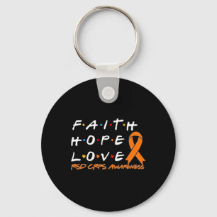 Faith Hope Liebe Rsd Crps Bewusstsein Schlüsselanhänger