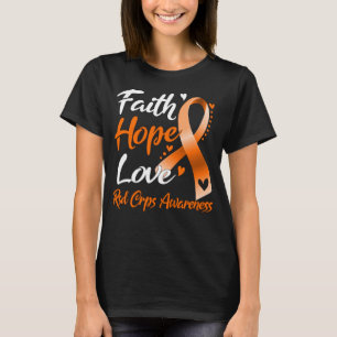 Faith Hope Liebe Rsd Crps Bewusstsein T-Shirt