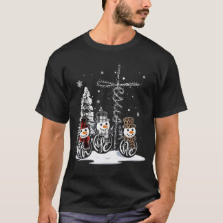 Faith hope Liebe Snowman T-Shirt